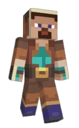 Malric12345's Minecraft skin wearing the Twisted cape