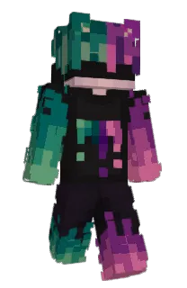 Front of BlockaJunior's skin