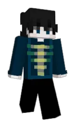 black and daintree Minecraft skin — Slim model