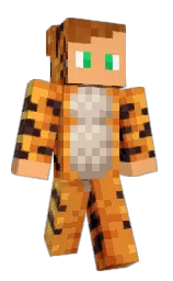 Tigerdyret_IDK's Minecraft skin wearing the Migrator cape