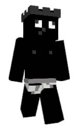 black and mercury Minecraft skin — Slim model