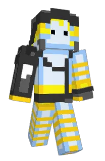 Front of Gavioy's skin