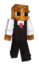 thunder and white Minecraft skin — Slim model