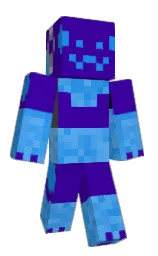 pigment indigo and tundora Minecraft skin — Classic model — first worn by GilbertdaFox