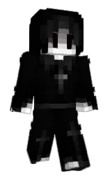 black and baltic sea Minecraft skin — Slim model — first worn by tensazxngetsy