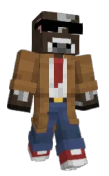 DrSallan's Minecraft skin wearing the Crafter cape