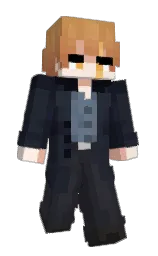 ebony clay and shark Minecraft skin — Slim model — first worn by Sir_Bats