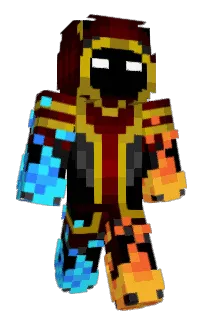 Front of Darcone's skin