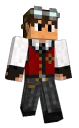 night rider and white Minecraft skin — Classic model