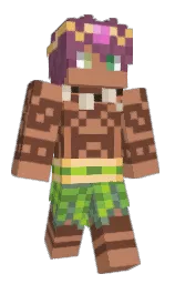 JadenPlaysMC123's Minecraft skin wearing the Pan cape