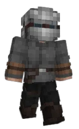 tundora and dove gray Minecraft skin — Classic model — first worn by Palapludin