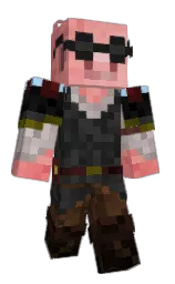 mine shaft and cod gray Minecraft skin — Classic model — first worn by JefferyJKL
