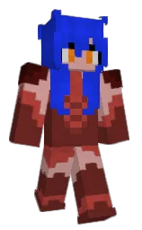 eunry and metallic copper Minecraft skin — Classic model — first worn by Drwhovian07