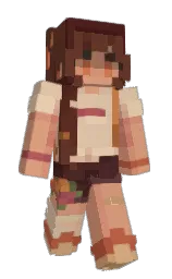 sapling and tumbleweed Minecraft skin — Slim model — first worn by Indxcision