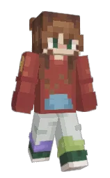 tosca and copper rust Minecraft skin — Slim model — first worn by clapityblapity
