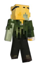 quaantex's Minecraft skin wearing the Zombie Horse cape