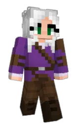eminence and silver Minecraft skin — Slim model — first worn by kriona