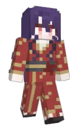 apple blossom and victoria Minecraft skin — Slim model