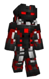 maroon and red Minecraft skin — Classic model — first worn by Red_is_sus90