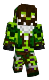 deep fir and nero Minecraft skin — Classic model