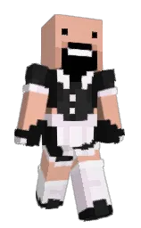 mandys pink and cod gray Minecraft skin — Slim model — first worn by XYuutaX