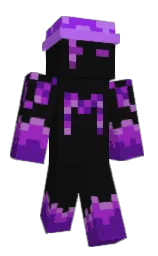 Morinq's Minecraft skin wearing the Aurora cape