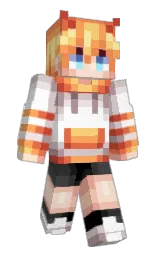 burnt sienna and swiss coffee Minecraft skin — Slim model — first worn by ShriedFrimp