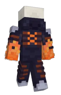 Front of TUNDRISK's skin