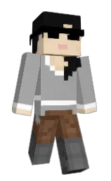 silver chalice and cod gray Minecraft skin — Slim model — first worn by _zzz9_