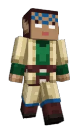 brandy and crater brown Minecraft skin — Slim model — first worn by YTseen
