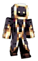 black and mortar Minecraft skin — Classic model — first worn by Weight0Messier