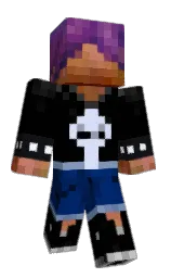 black and woodsmoke Minecraft skin — Classic model