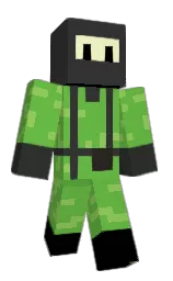 black and mine shaft Minecraft skin — Classic model