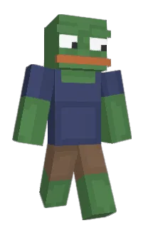 Front of KrazyClay's skin