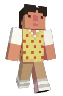 Front of Painteed's skin