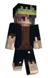 bunker and ebony Minecraft skin — Slim model — first worn by Darxxi