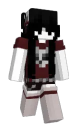 demoniixa's Minecraft skin wearing the Pan cape