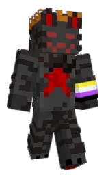 clank6661's Minecraft skin wearing the Hero cape