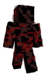 black and eclipse Minecraft skin — Classic model — first worn by _2h_