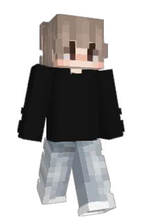 Front of Mitica's skin