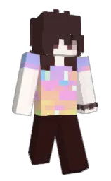 eclipse and woody brown Minecraft skin — Slim model