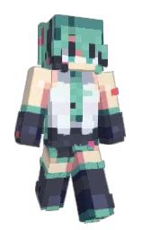 Somnana's Minecraft skin wearing the Migrator cape