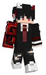 Faded00's Minecraft skin wearing the Aurora cape