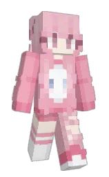 WhiteQWQ123's Minecraft skin wearing the Hero cape