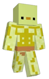 MuckyDuckiest's Minecraft skin wearing the Pan cape