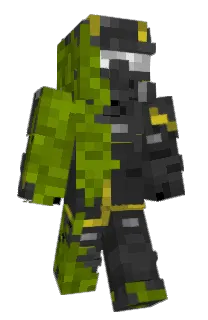Front of shwiener's skin
