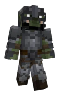 Front of Zayode's skin
