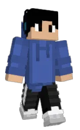 GuiGamer028's Minecraft skin wearing the Mojang Office cape