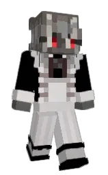 black and alto Minecraft skin — Slim model