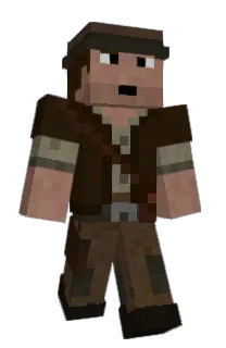 Front of Emerton's skin